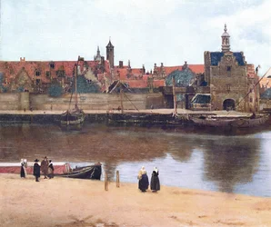 View of Delft, c.1660-61 (detail)